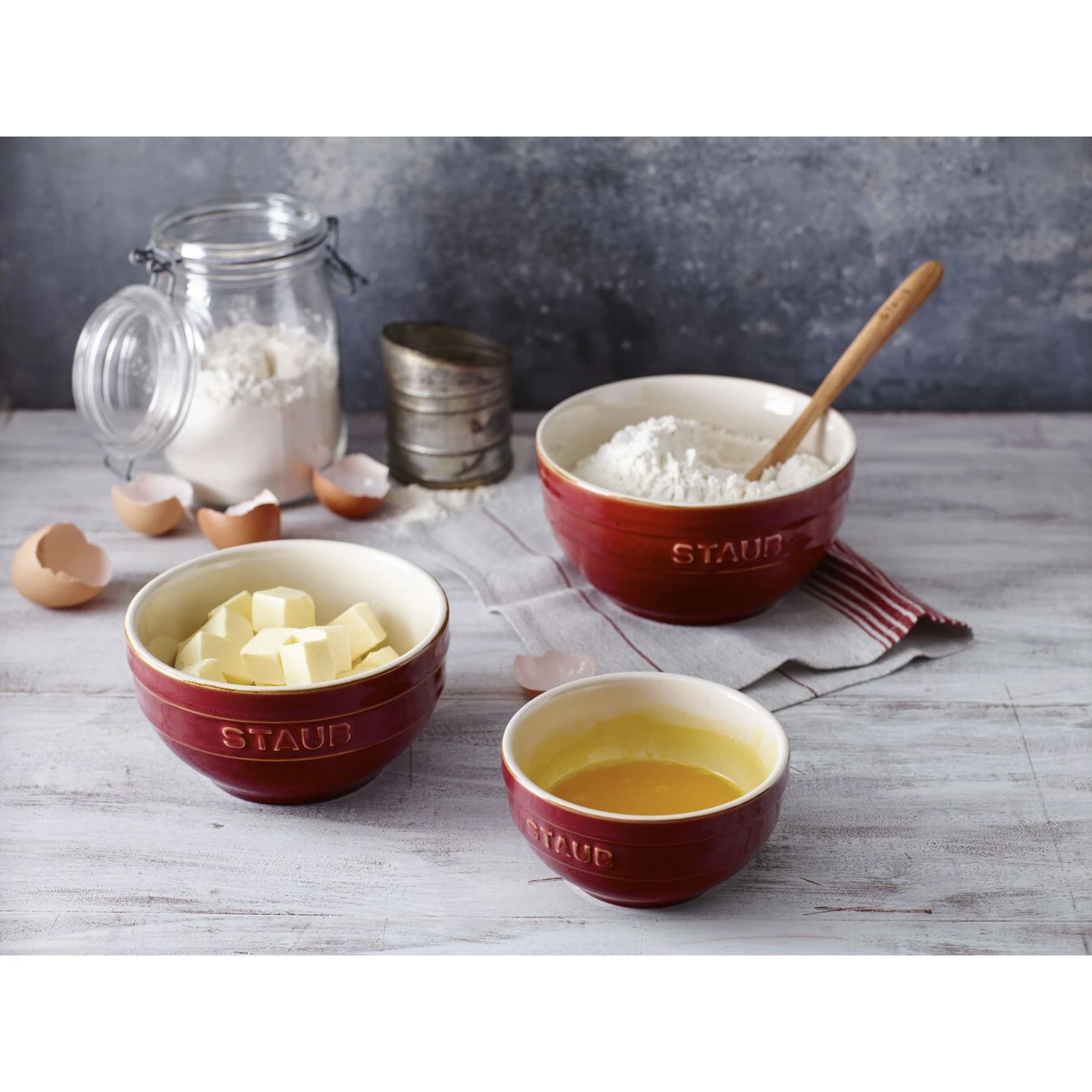 Staub Schüssel 14 Cm, Keramik, Antik-Kupfer – Bild 3