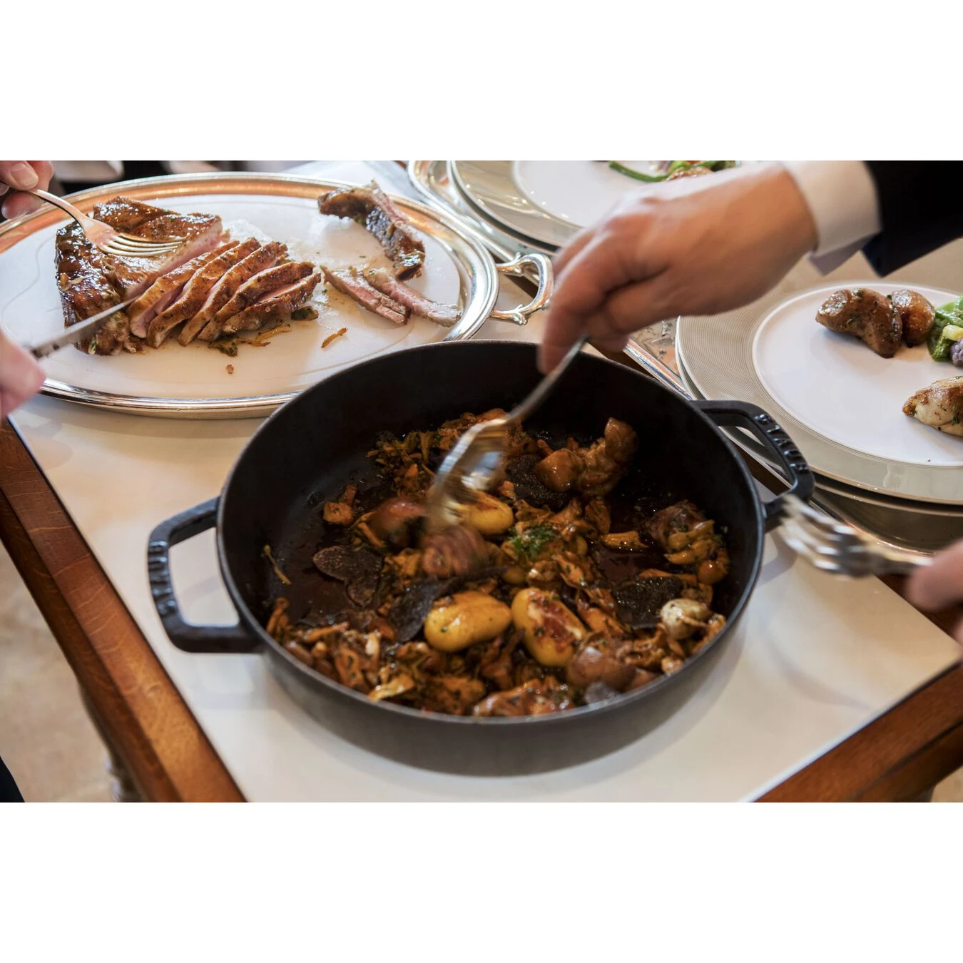 Staub Bratpfanne 26 Cm, Gusseisen, Schwarz – Bild 3