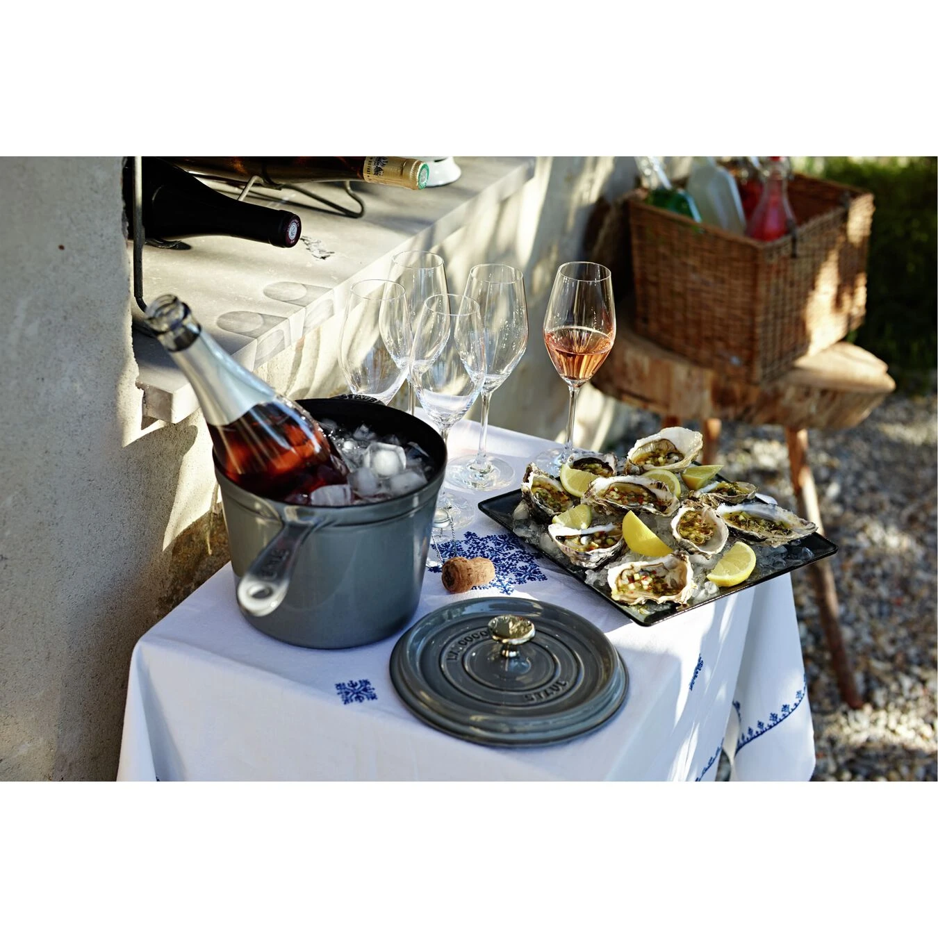 Staub Stieltopf 18 Cm, Gusseisen, Graphit-Grau – Bild 2