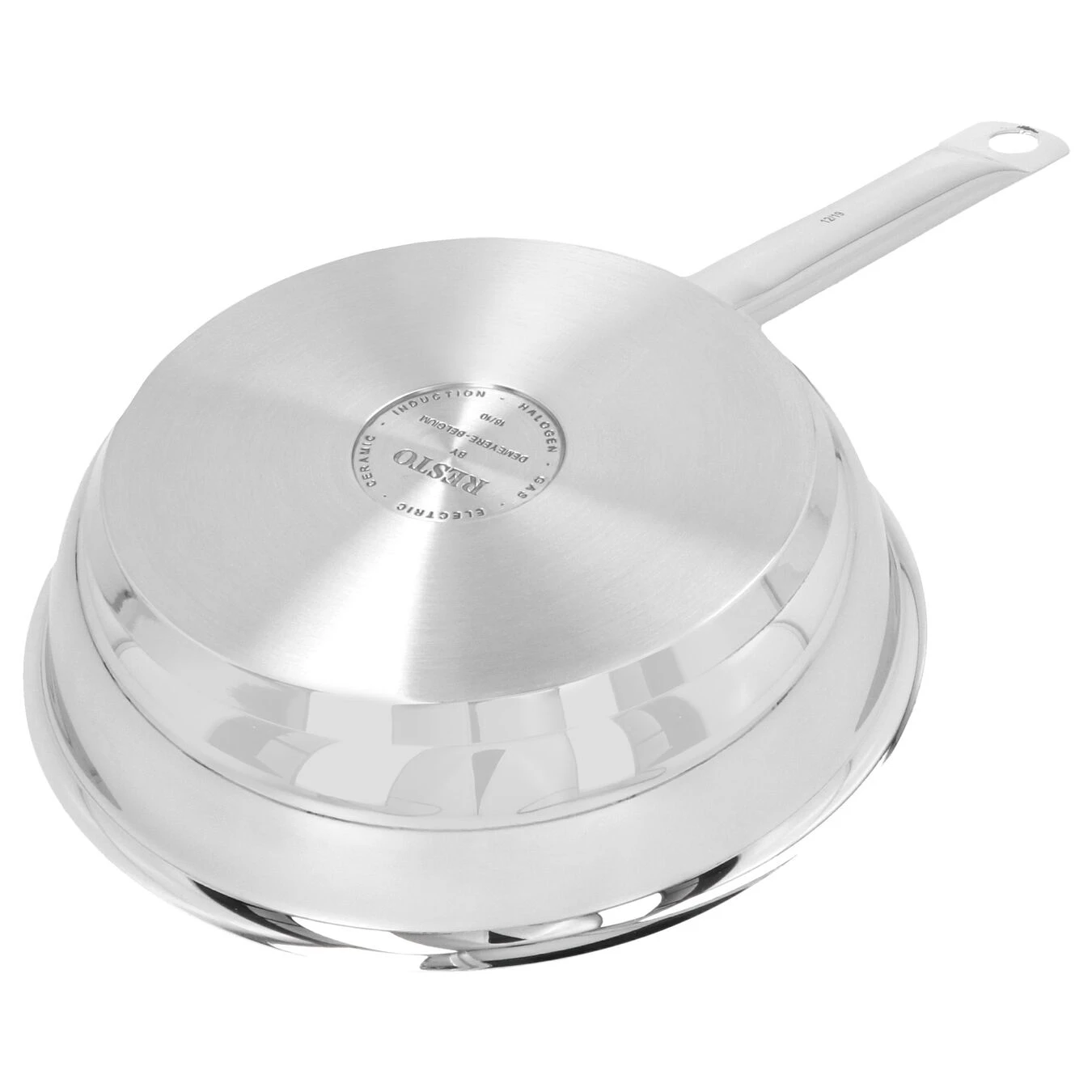 Demeyere Bratpfanne 20 Cm, 18/10 Edelstahl, Silber-Schwarz – Bild 2