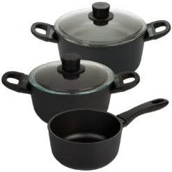 Ballarini Kochtopfset 3-TLG, Aluminium, Keravis Extreme