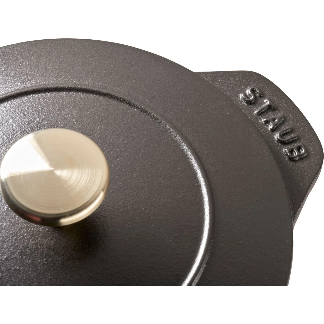 Staub Reis-Cocotte 16 Cm, Rund, Schwarz, Gusseisen – Bild 2