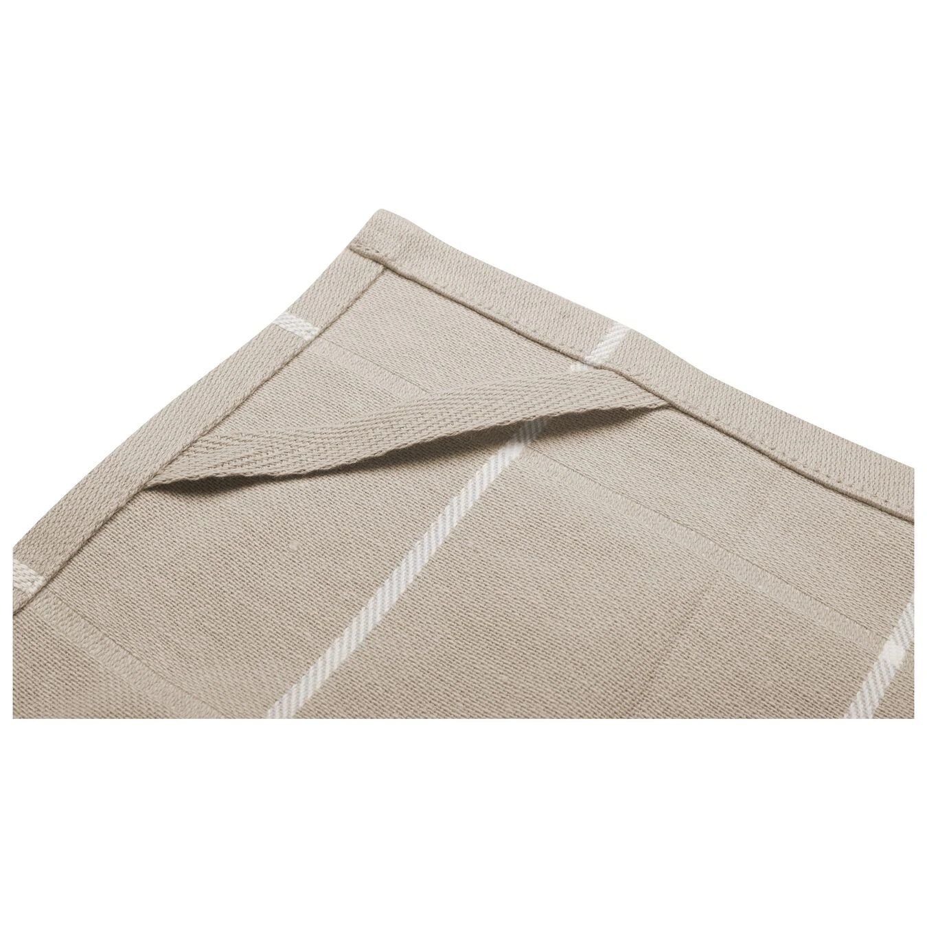 Zwilling Küchenhandtuch Set Kariert 2-tlg, Taupe – Bild 5