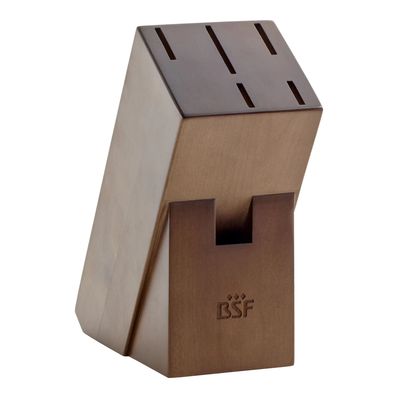 Messerblock, Leer, 6, Braun