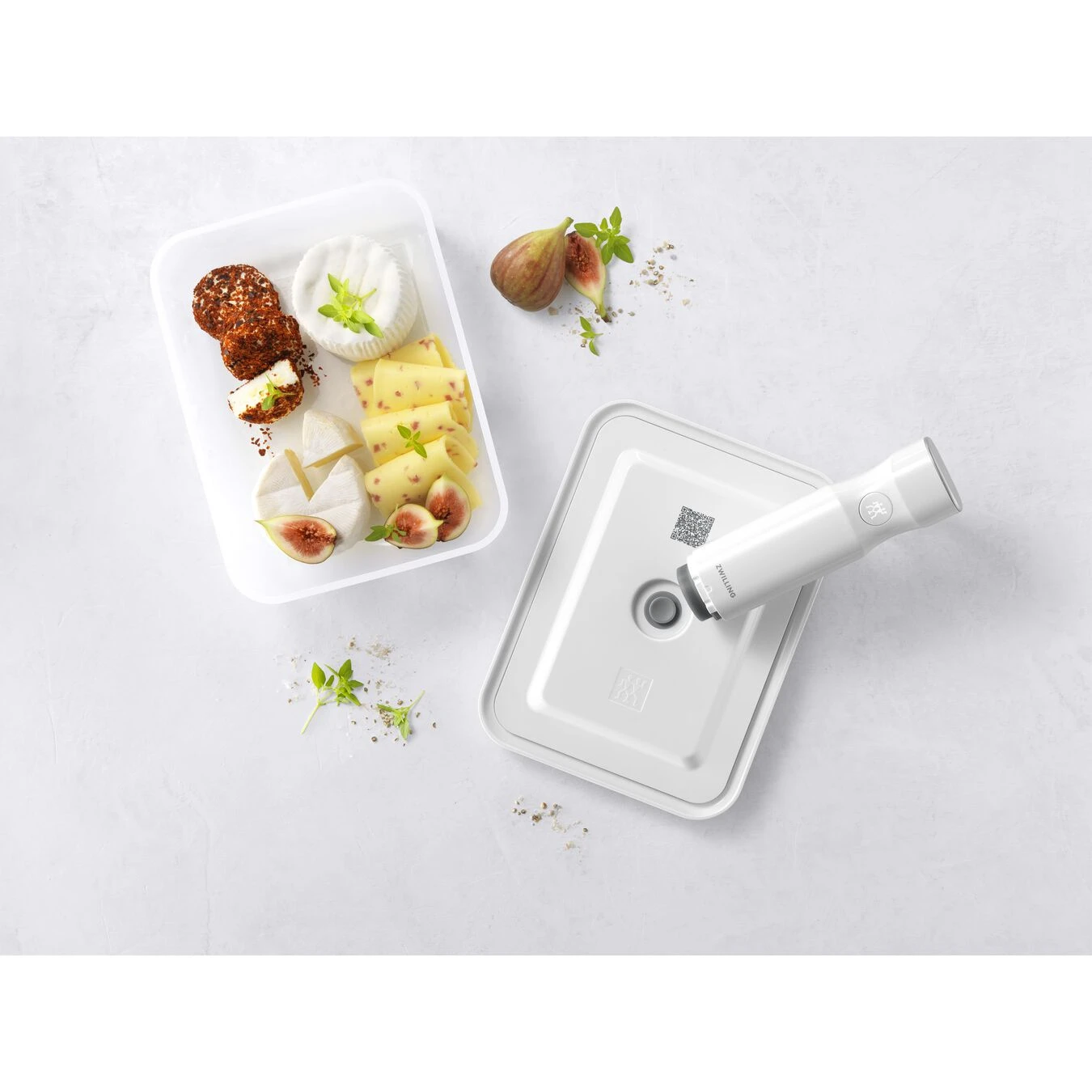 Zwilling Vakuum Kühlschrankbox, Kunststoff, Semitransparent-Grau – Bild 4