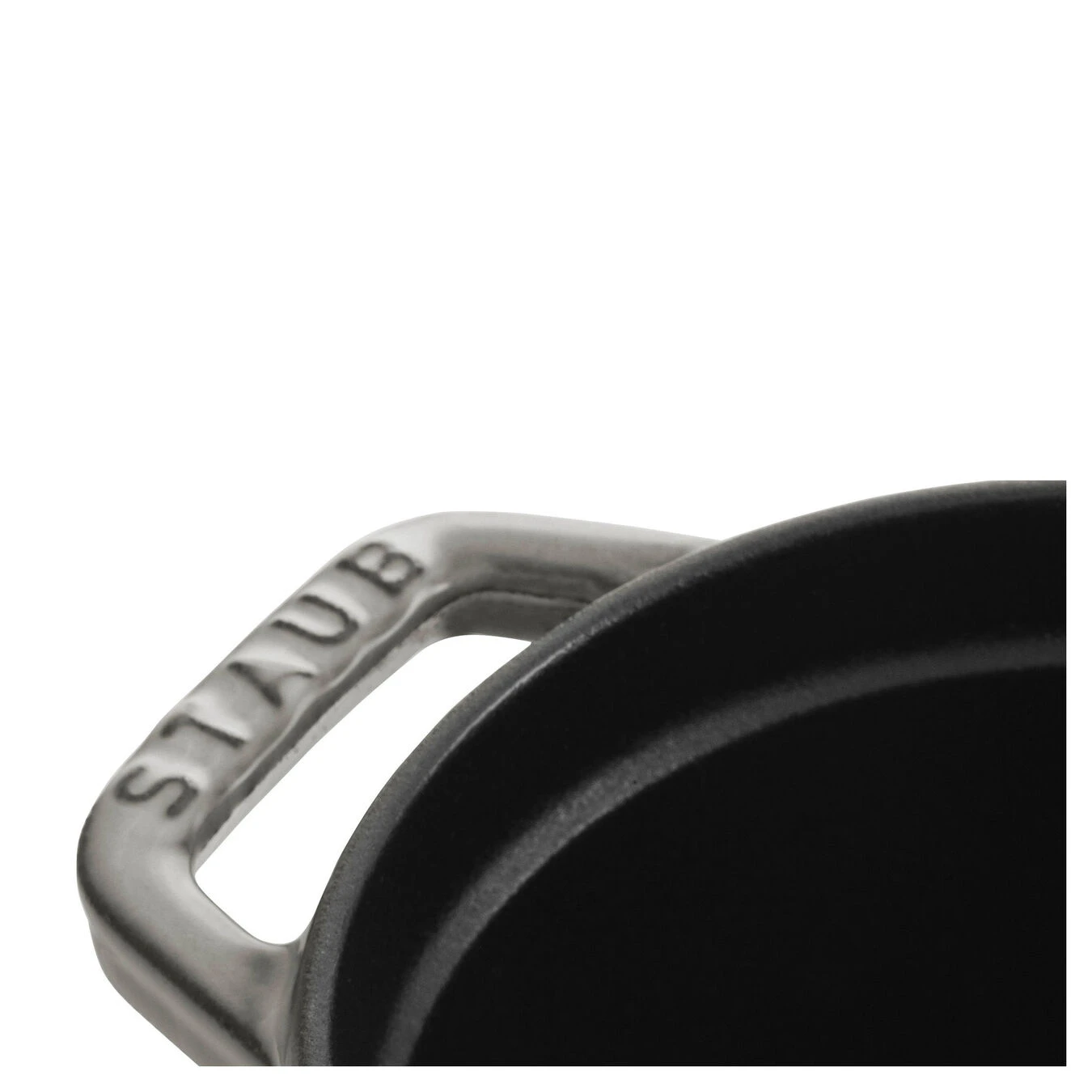 Staub Cocotte 17 Cm, Oval, Graphit-Grau, Gusseisen – Bild 4