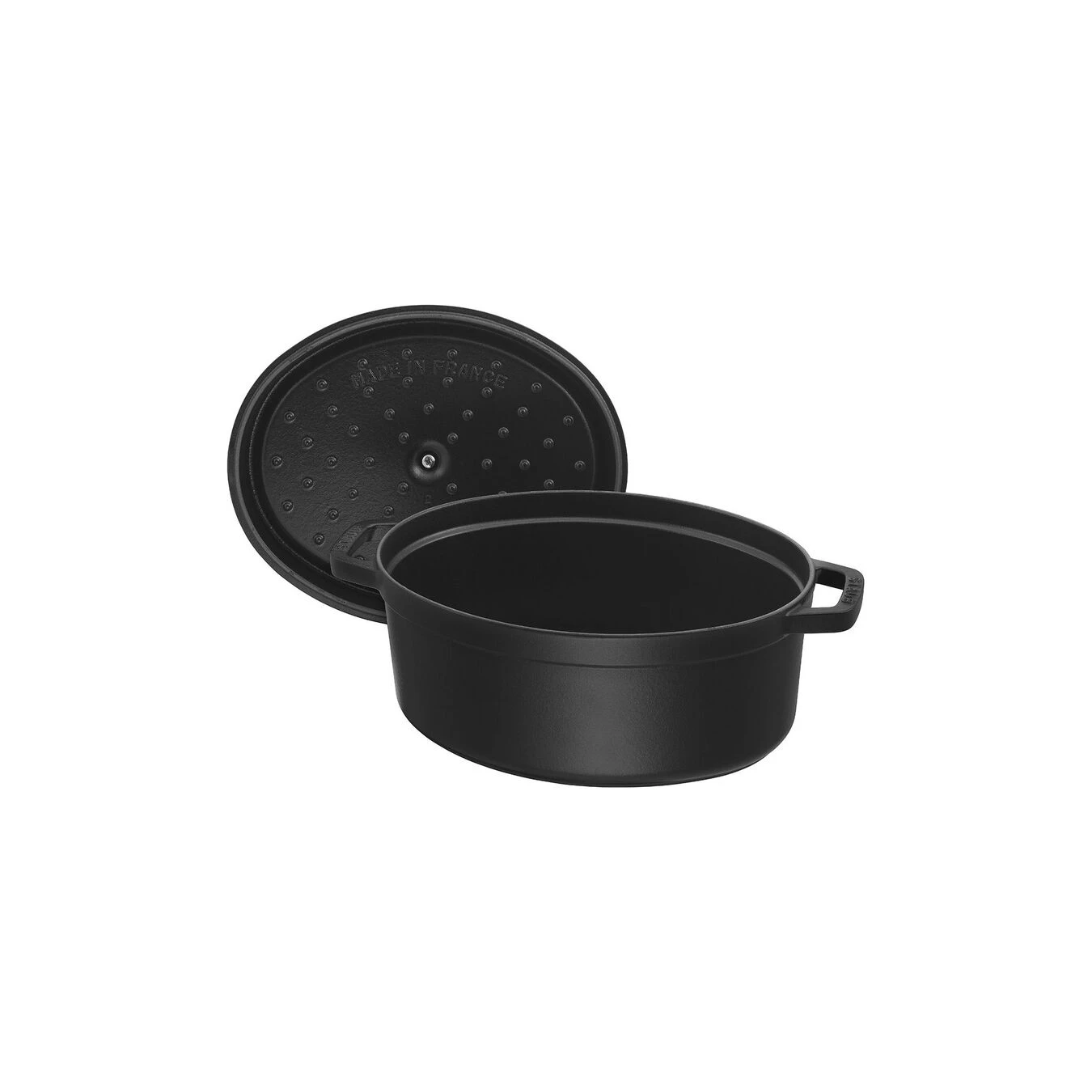 Staub Cocotte 31 Cm, Oval, Schwarz, Gusseisen – Bild 3