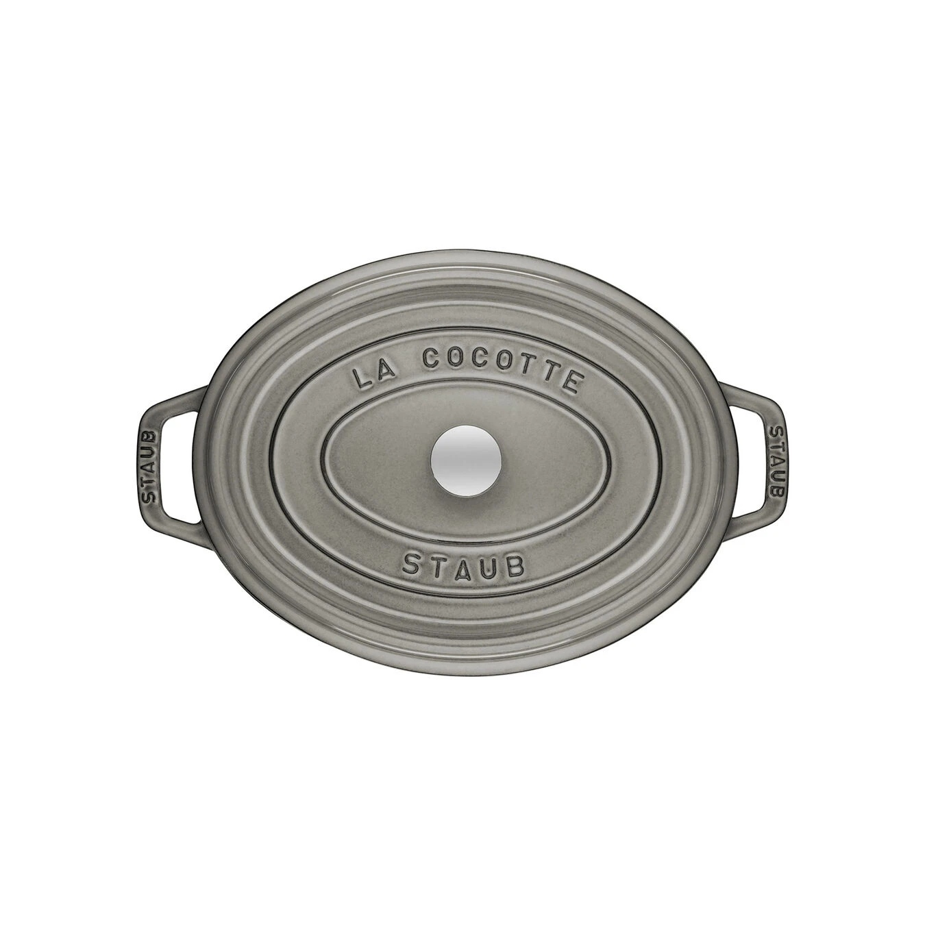 Staub Cocotte 37 Cm, Oval, Graphit-Grau, Gusseisen – Bild 3
