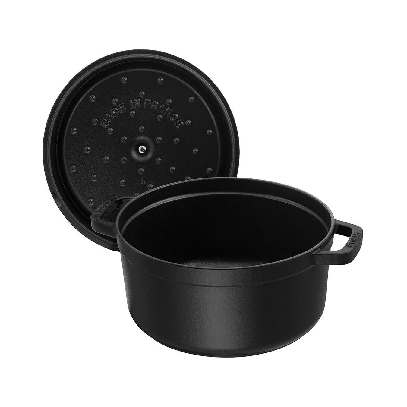 Staub Cocotte 28 Cm, Rund, Schwarz, Gusseisen – Bild 2