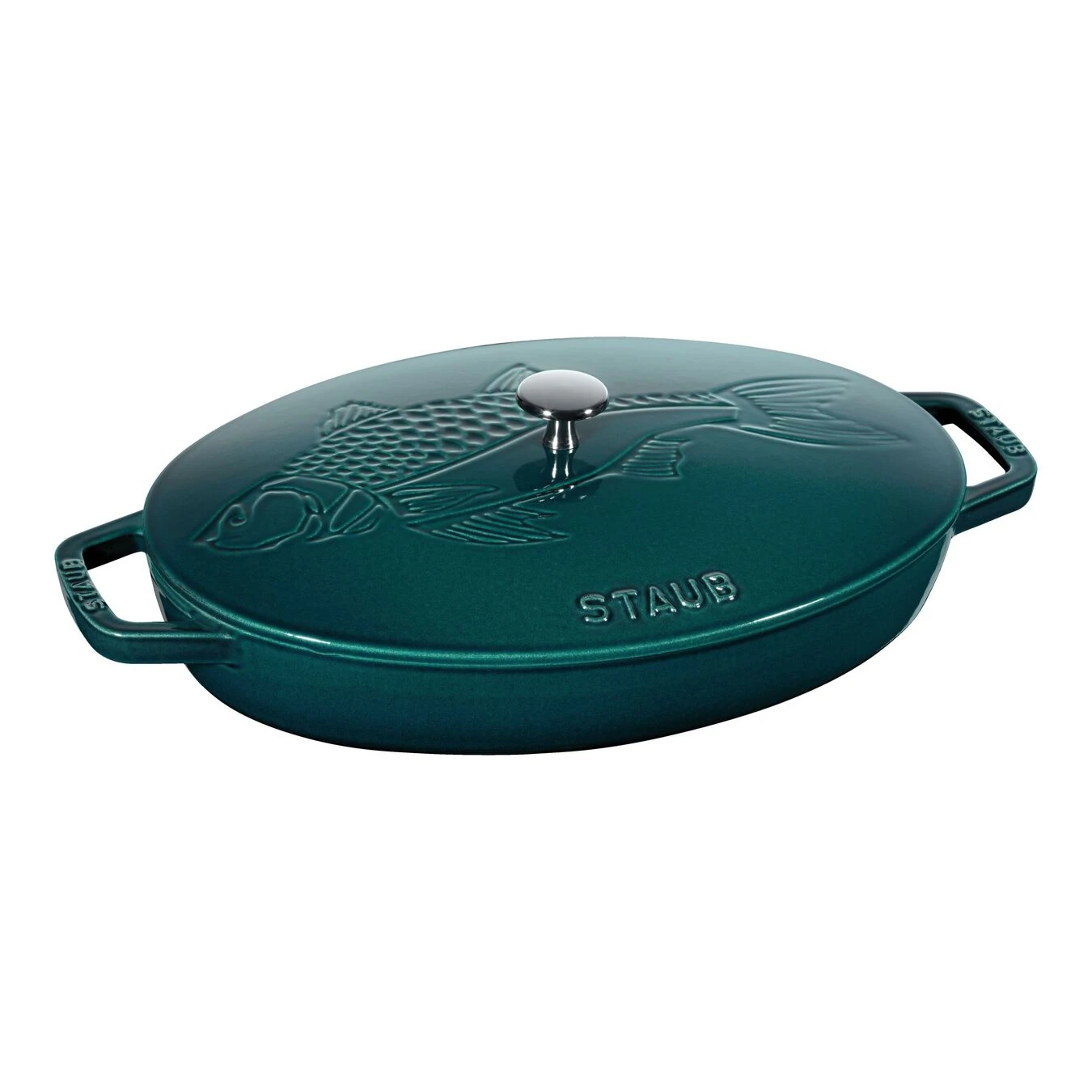 Staub Ofenform Mit Deckel 33 Cm, Gusseisen