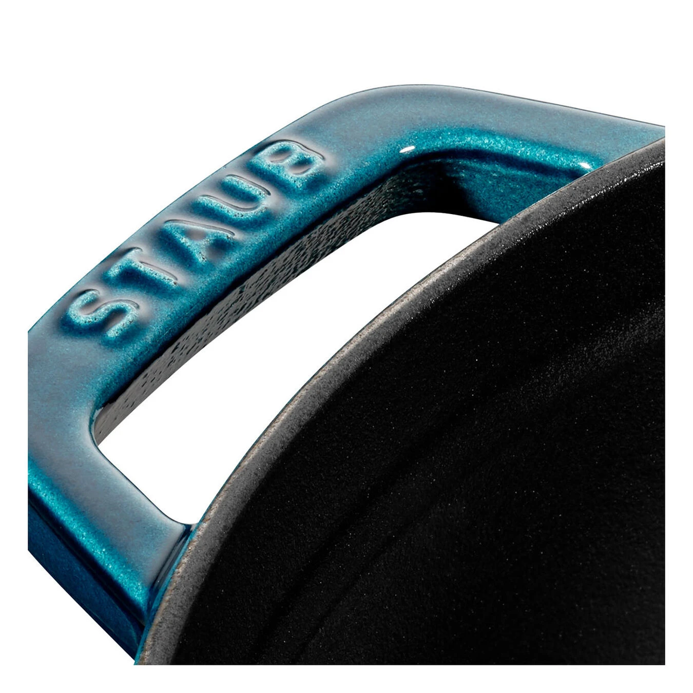 Staub Cocotte 22 Cm, Rund, La-Mer, Gusseisen – Bild 2