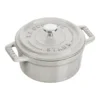 Staub Mini Cocotte 10 Cm, Rund, Weisser Trüffel, Gusseisen
