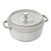 Staub Cocotte 20 Cm, Rund, Weisser Trüffel, Gusseisen
