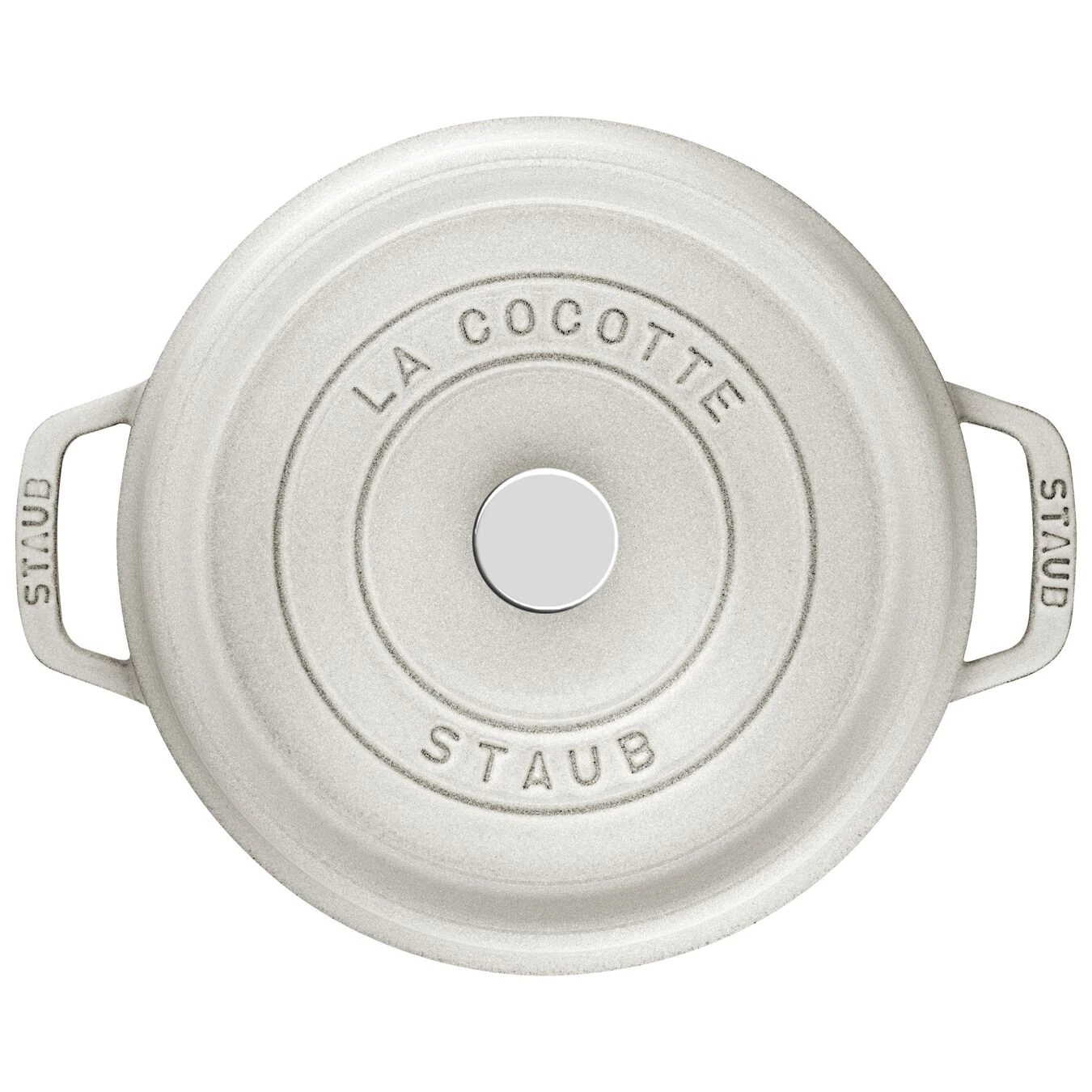 Staub Cocotte 20 Cm, Rund, Weisser Trüffel, Gusseisen – Bild 3