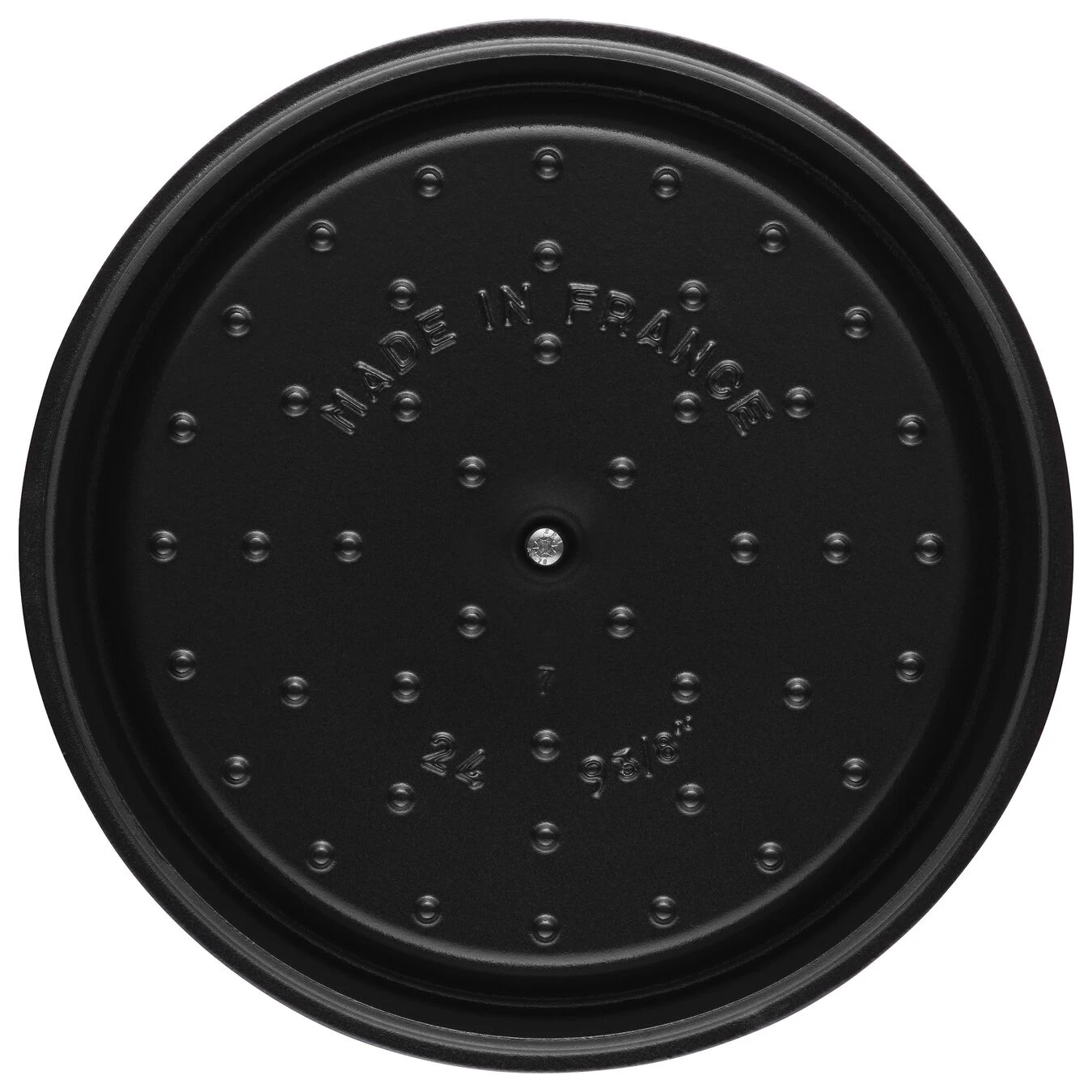 Staub Cocotte 24 Cm, Rund, Bordeaux, Gusseisen – Bild 6