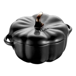 Staub Cocotte 12 Cm, Kürbis, Schwarz, Keramik