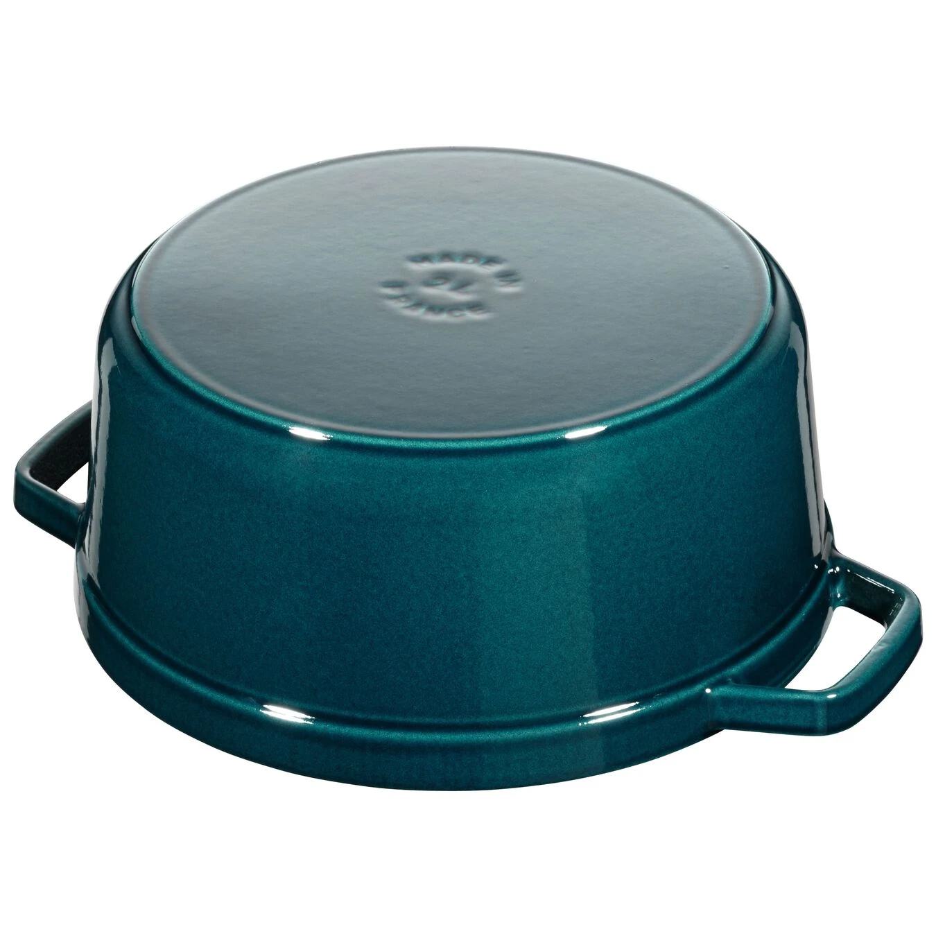 Staub Cocotte 24 Cm, Rund, La-Mer, Gusseisen – Bild 3