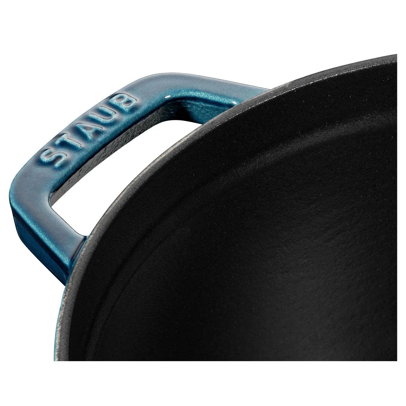 Staub Cocotte 24 Cm, Rund, La-Mer, Gusseisen – Bild 6