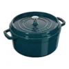 Staub Cocotte 26 Cm, Rund, La-Mer, Gusseisen