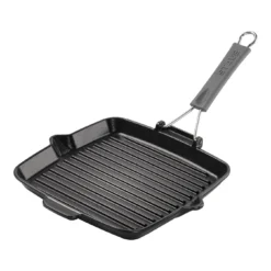 Staub Grillpfanne 24 X 24 Cm, Gusseisen, Schwarz