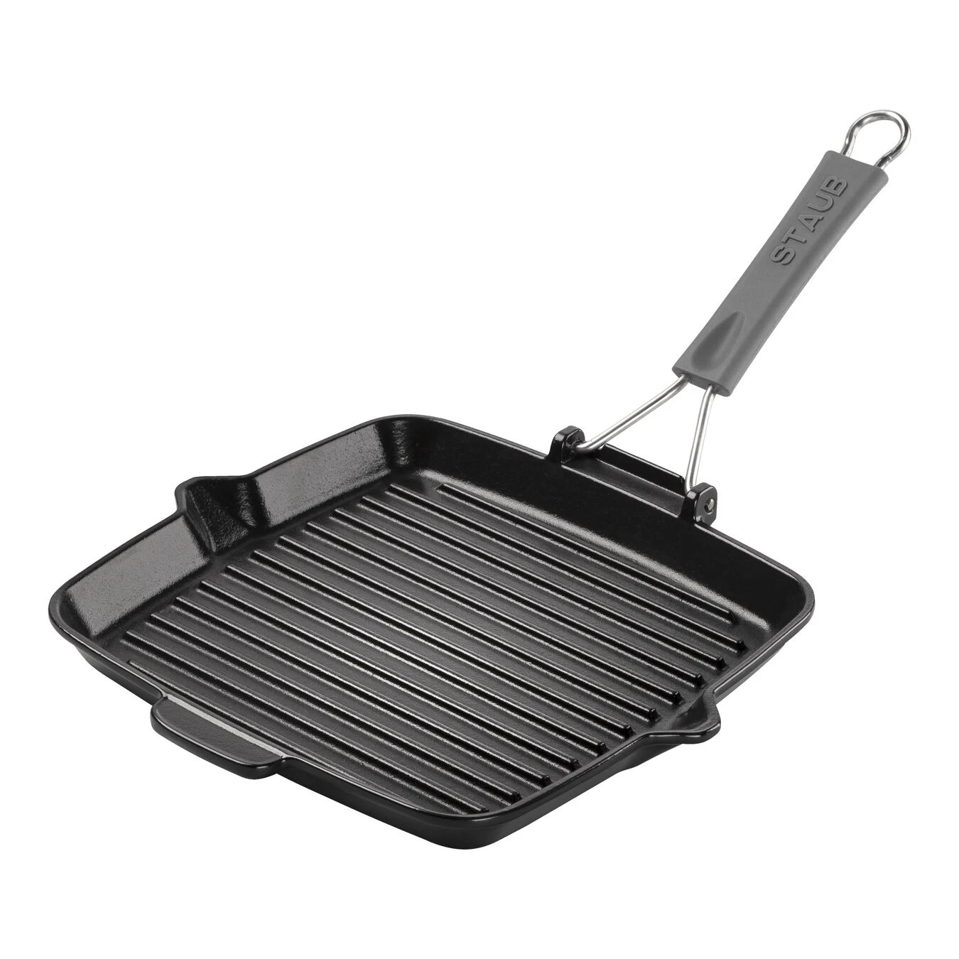 Staub Grillpfanne 24 X 24 Cm, Gusseisen, Schwarz