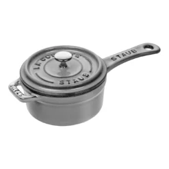 Staub Stieltopf 10 Cm, Gusseisen, Graphit-Grau