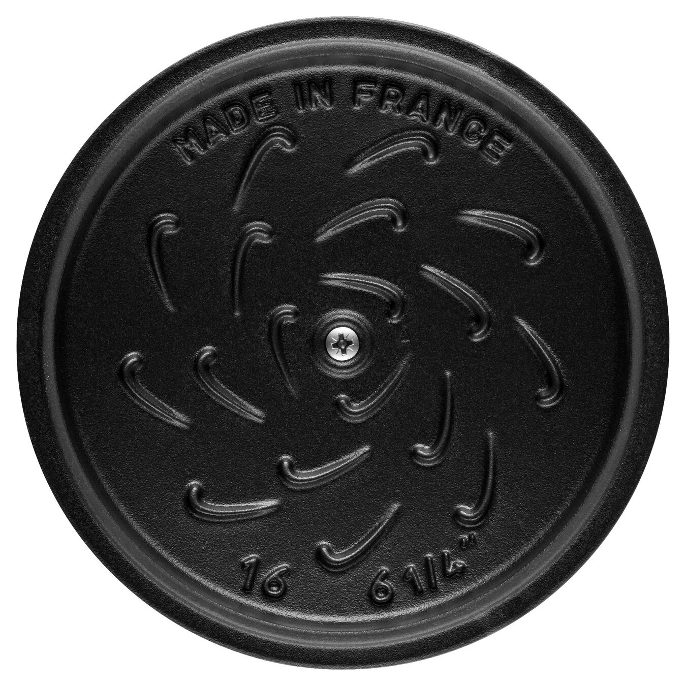 Staub Reis-Cocotte 16 Cm, Rund, Schwarz, Gusseisen – Bild 5