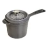 Staub Stieltopf 14 Cm, Gusseisen, Graphit-Grau