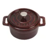 Staub Mini Cocotte 10 Cm, Rund, Grenadine-Rot, Gusseisen