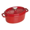 Staub Cocotte 23 Cm, Oval, Kirsch-Rot, Gusseisen