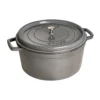 Staub Cocotte 30 Cm, Rund, Graphit-Grau, Gusseisen