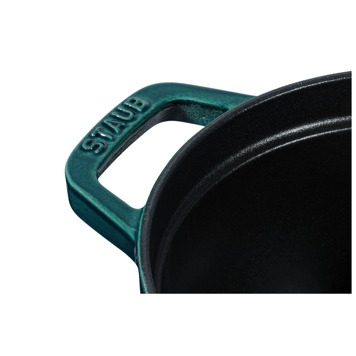 Staub Cocotte 31 Cm, Oval, La-Mer, Gusseisen – Bild 4