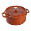 Staub Cocotte 24 Cm, Rund, Zimt, Gusseisen