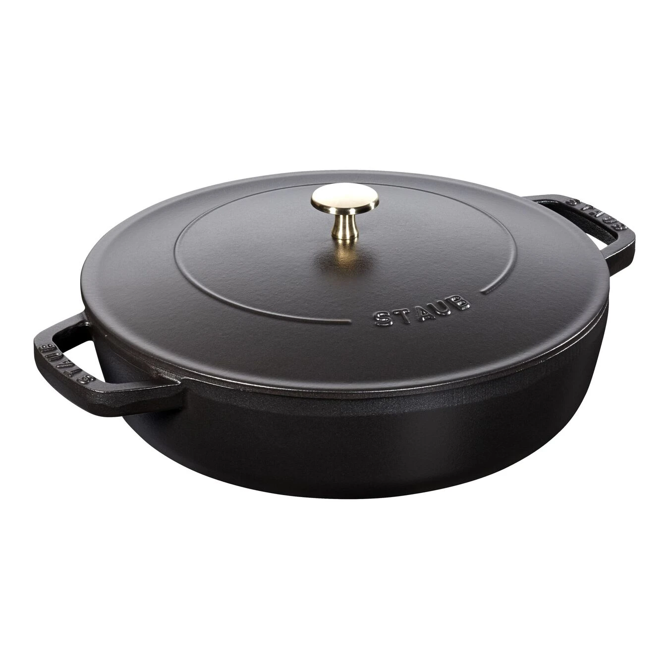 Staub Bräter Mit Chistera Drop-Structure 24 Cm, Gusseisen