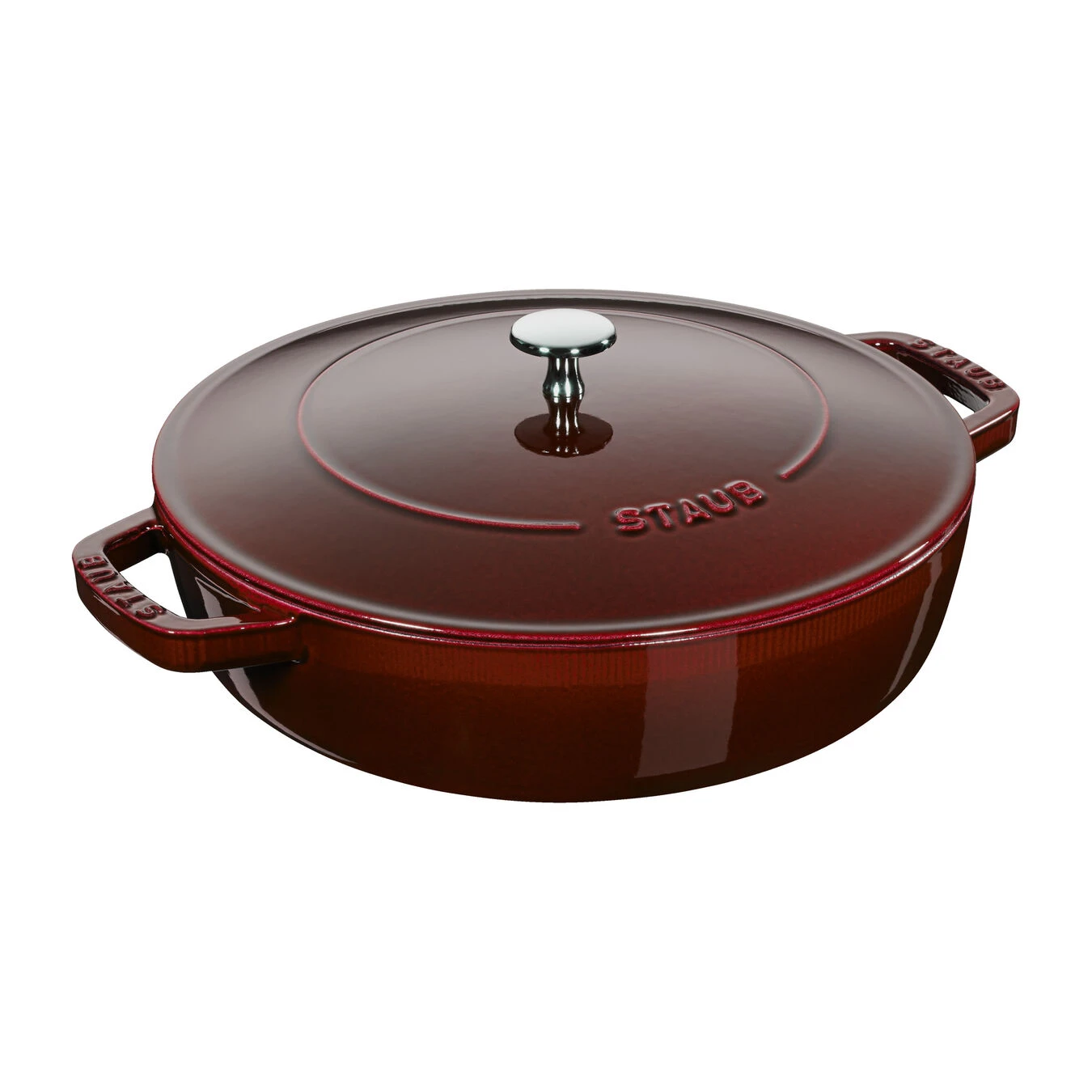 Staub Bräter Mit Chistera Drop-Structure 24 Cm, Gusseisen