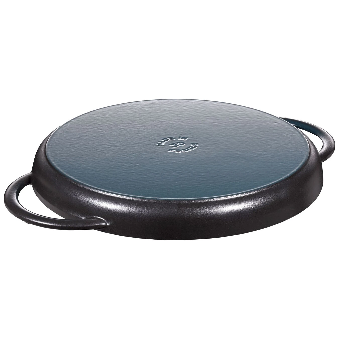 Staub Pure Grill 30 Cm, Rund, Schwarz, Gusseisen – Bild 2