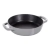Staub Bratpfanne Mit 2 Griffen 20 Cm, Gusseisen, Graphit-Grau