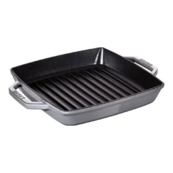Staub Grillpfanne 23 X 23 Cm, Gusseisen, Graphit-Grau