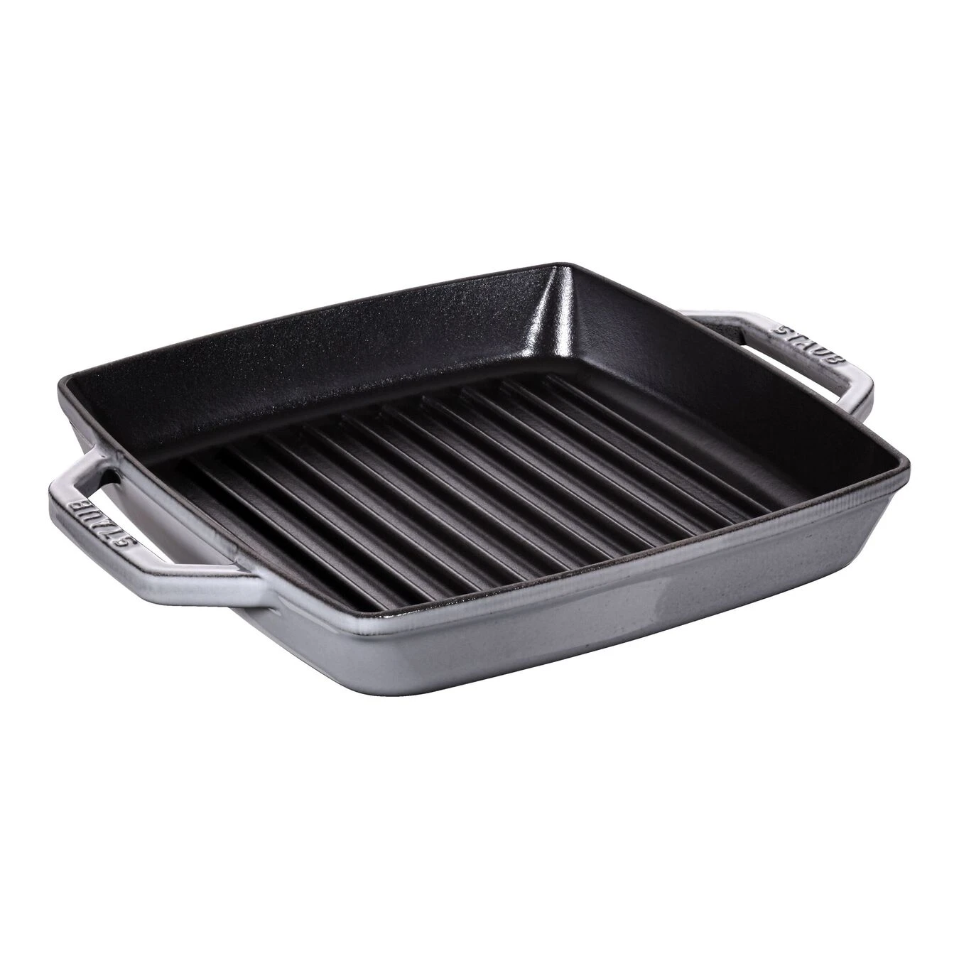 Staub Grillpfanne 23 X 23 Cm, Gusseisen, Graphit-Grau
