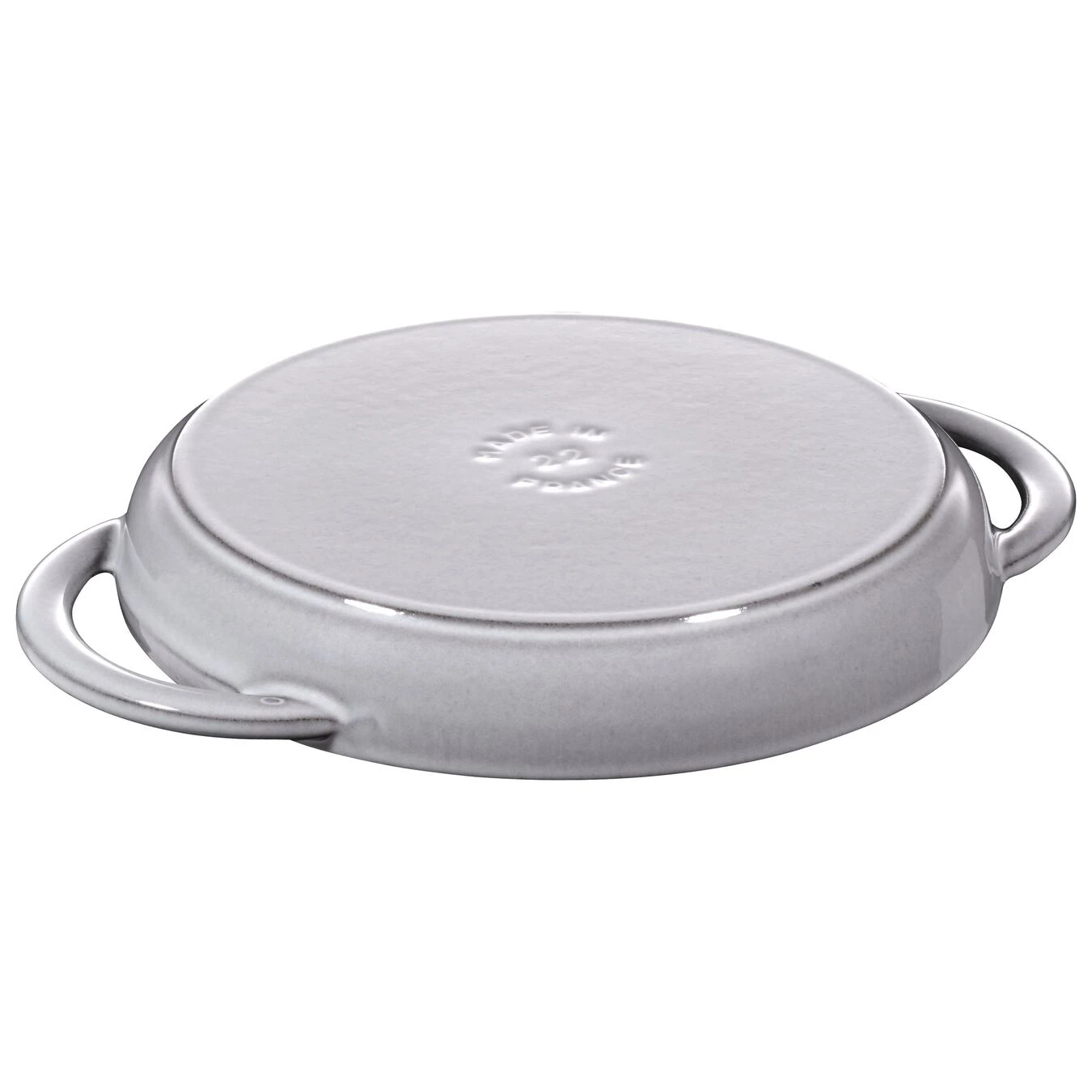 Staub Pure Grill 23 Cm, Rund, Graphit-Grau, Gusseisen – Bild 2