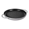 Staub Pure Grill 30 Cm, Rund, Graphit-Grau, Gusseisen