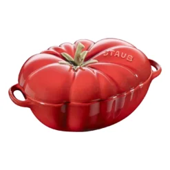 Staub Cocotte 16 Cm, Tomate, Kirsch-Rot, Keramik