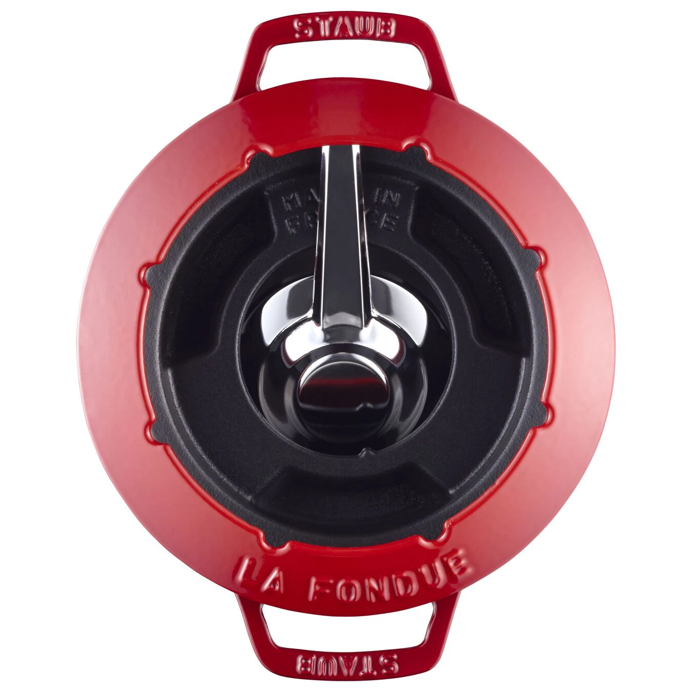 Staub Fondue Set 20 Cm, Kirsch-Rot – Bild 6