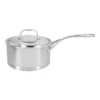 Demeyere Stieltopf Mit Deckel 20 Cm, 18/10 Edelstahl, Silber
