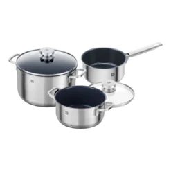 Zwilling Kochtopfset 3-tlg, Edelstahl