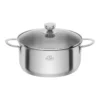 Ballarini Bratentopf 24 Cm, 18/10 Edelstahl