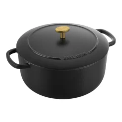 Ballarini Cocotte 24 Cm, Rund, Schwarz, Gusseisen