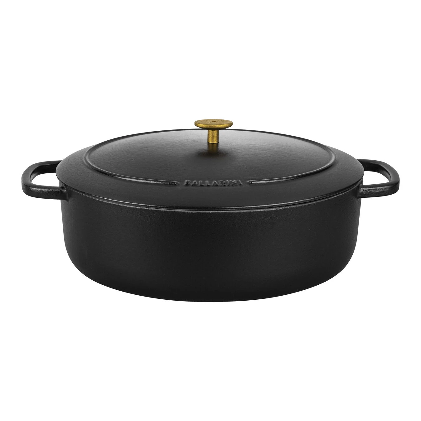 Ballarini Cocotte 37 Cm, Oval, Schwarz, Gusseisen – Bild 2
