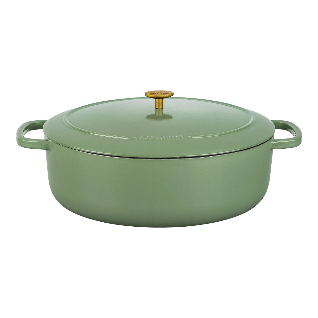 Ballarini Cocotte 37 Cm, Oval, Grün, Gusseisen – Bild 2