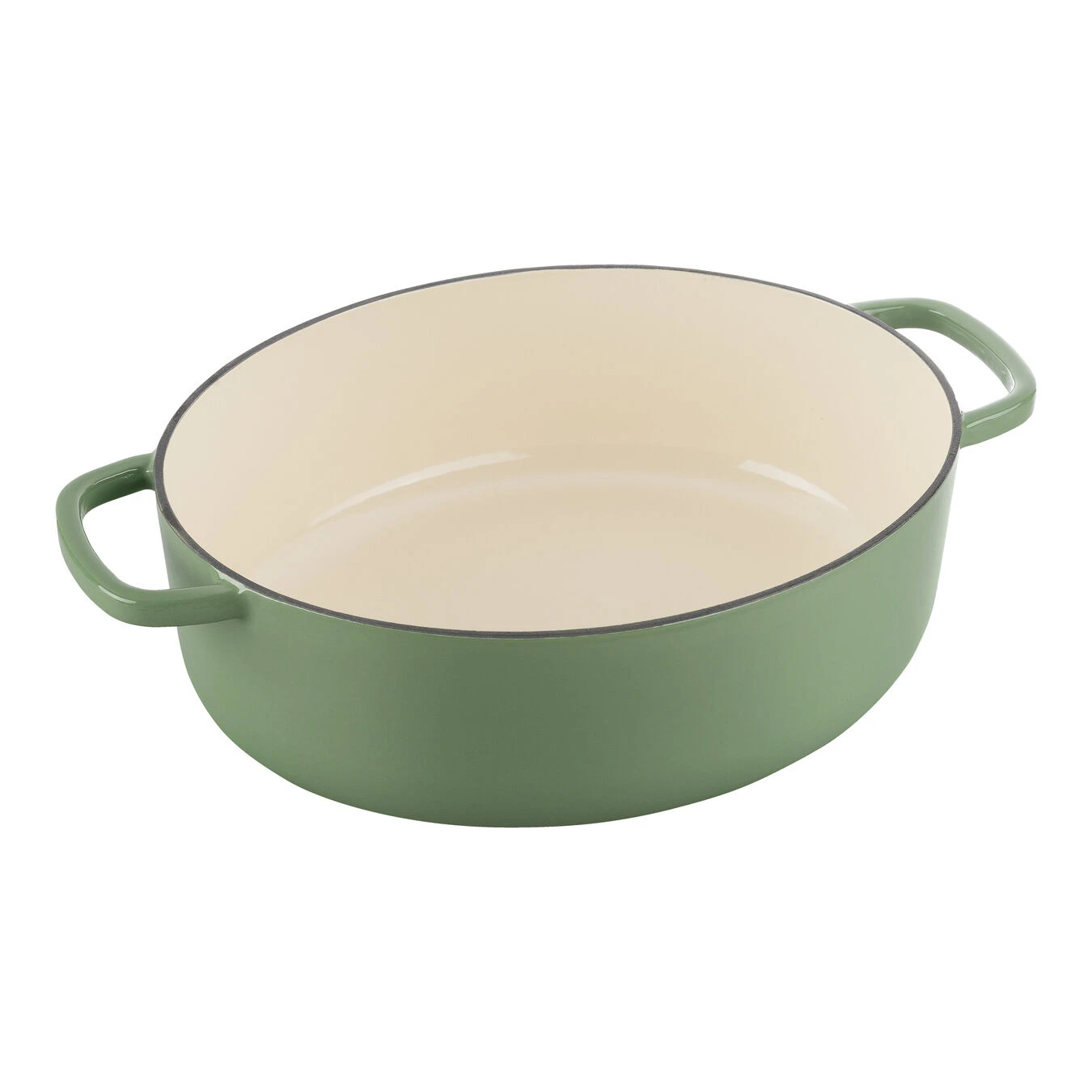 Ballarini Cocotte 37 Cm, Oval, Grün, Gusseisen – Bild 5